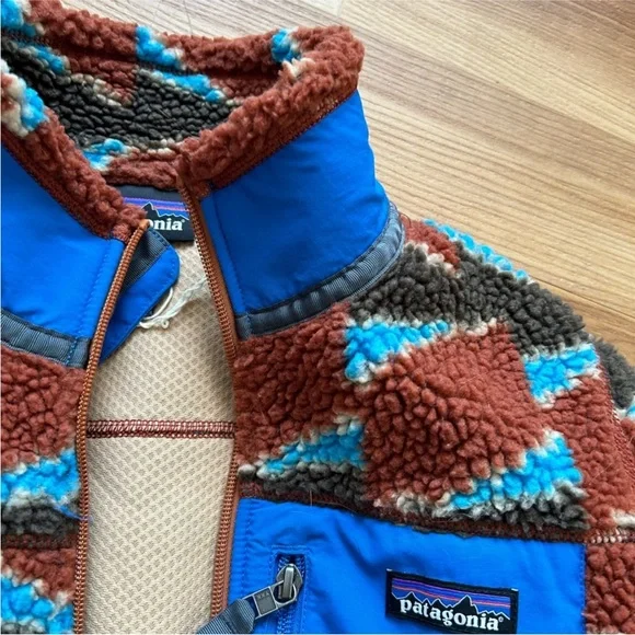 Patagonia Classic Retro-x Fleece Jacket In Take Root Burnished Red• size Small - Picture 8 of 10